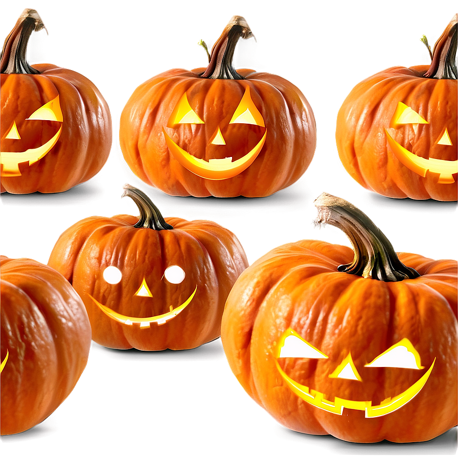 Pumpkin Face D PNG