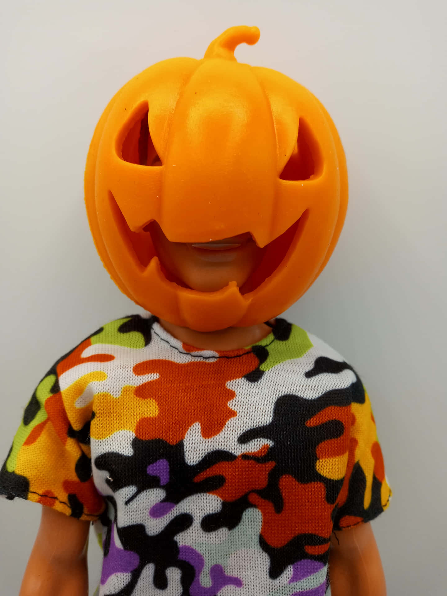 Cute Pumpkin Head Portrait Picture