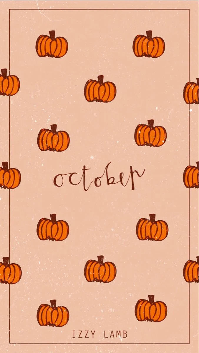 Pumpkin October Pattern Cute Halloween Iphone