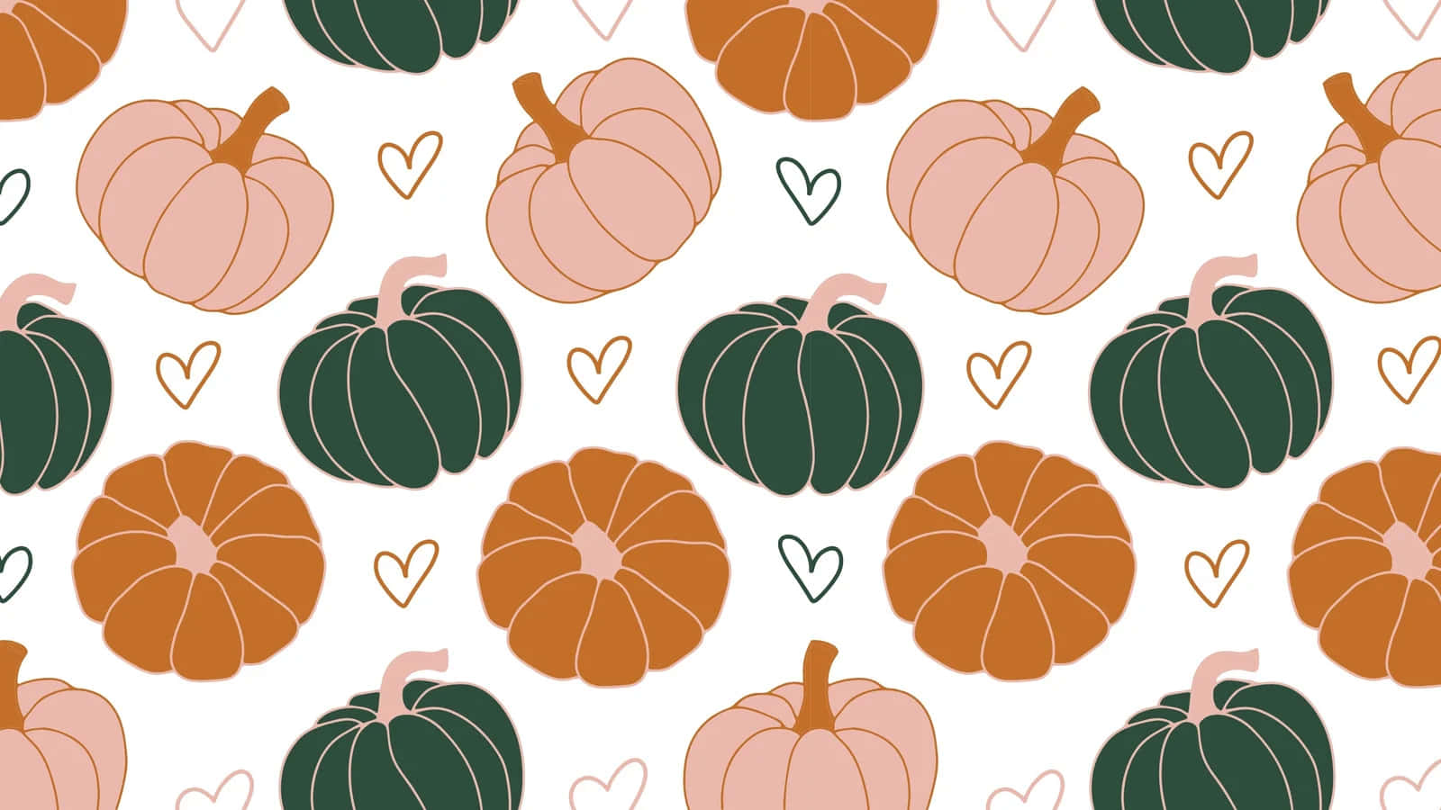 Pumpkin_ Pattern_ Halloween_ Aesthetic.jpg Wallpaper
