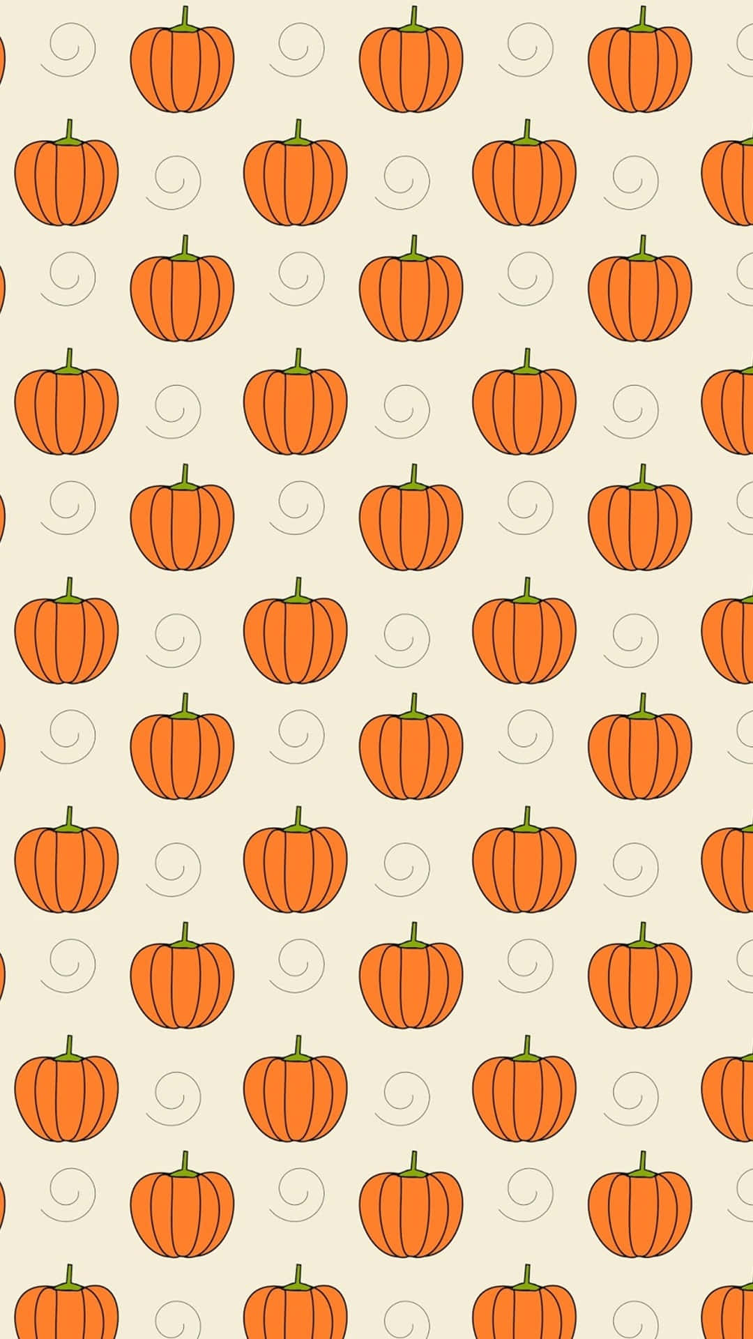 Pumpkin_ Pattern_ Halloween_ Aesthetic.jpg Wallpaper