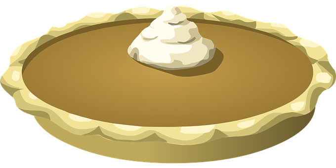 Pumpkin Pie Illustration PNG