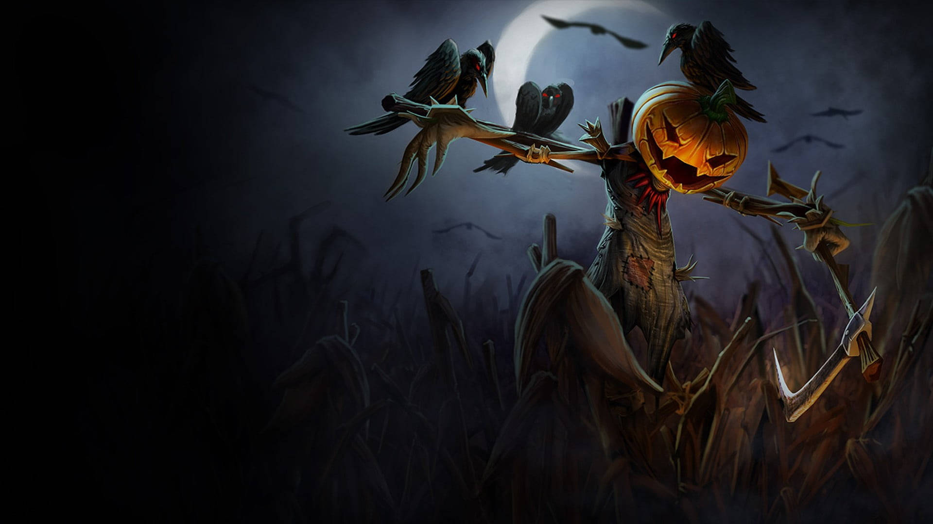 Pumpkin Scarecrow Halloween Computer