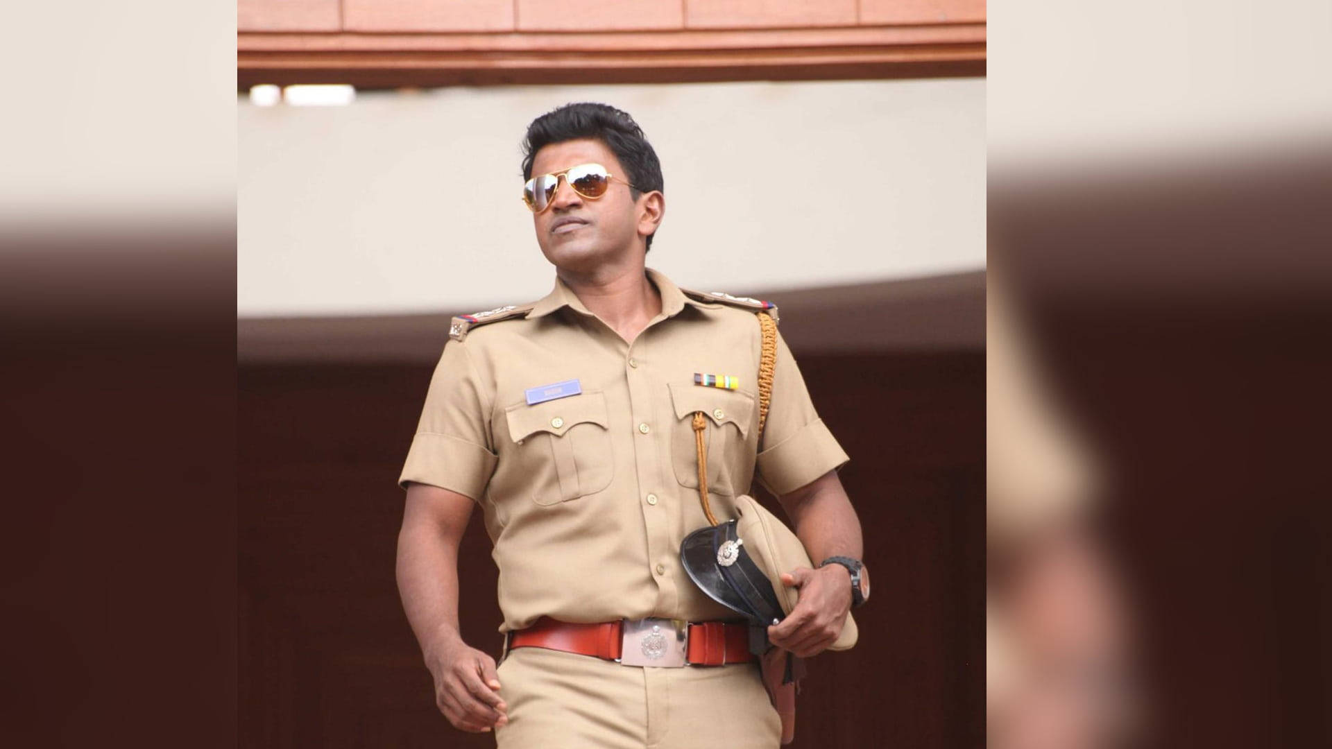 Puneeth Rajkumar As Policeman Wallpaper