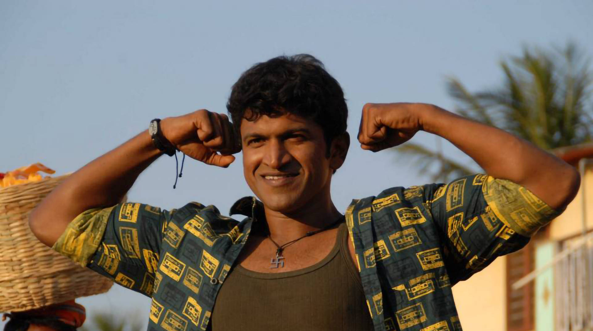 Puneeth Rajkumar Strong Biceps Wallpaper