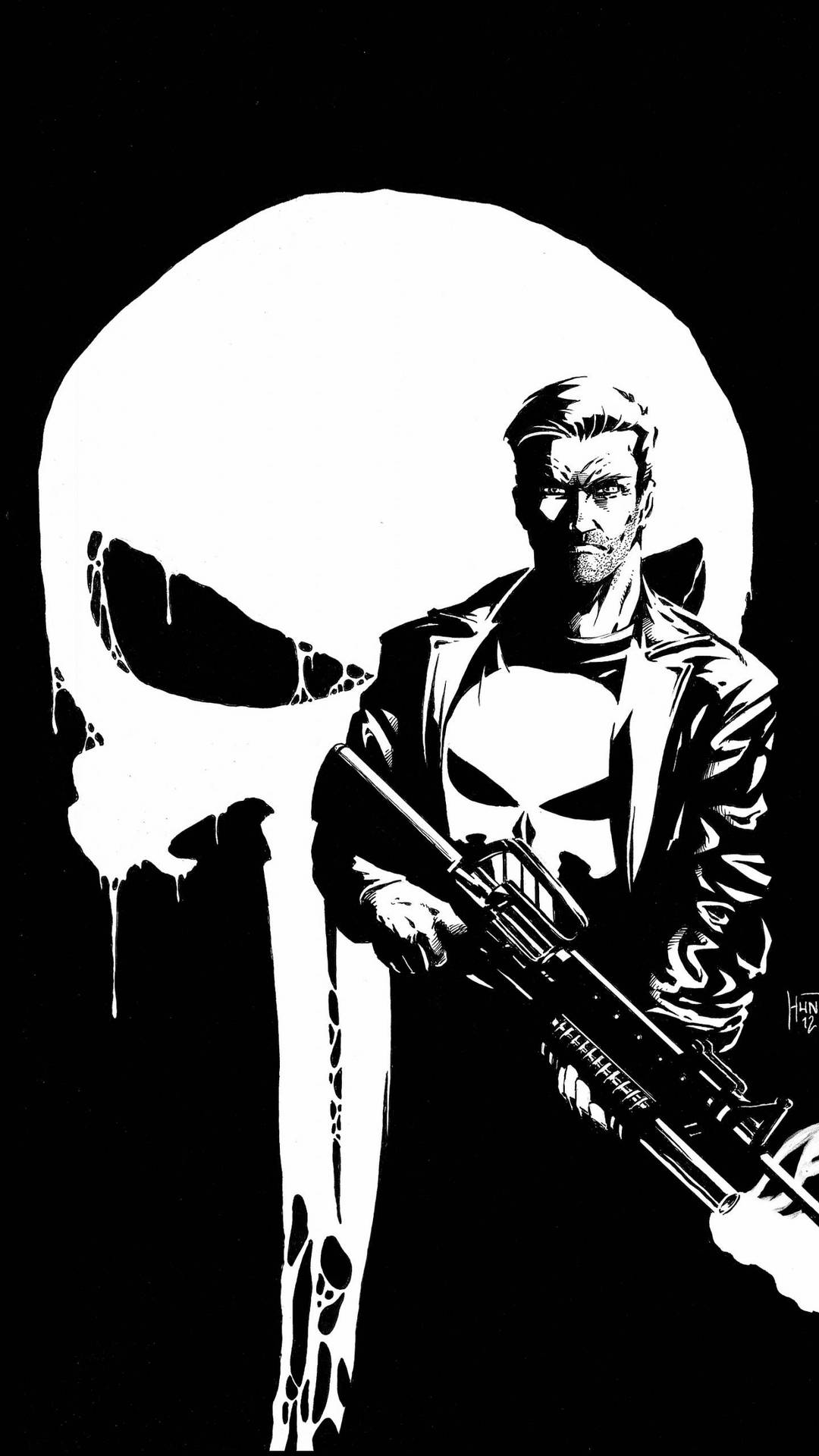 The Punisher comic book character - a symbol of justice Wallpaper