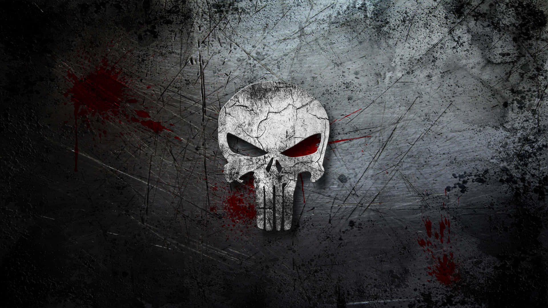 Punisher Desktop Bloody Background Wallpaper
