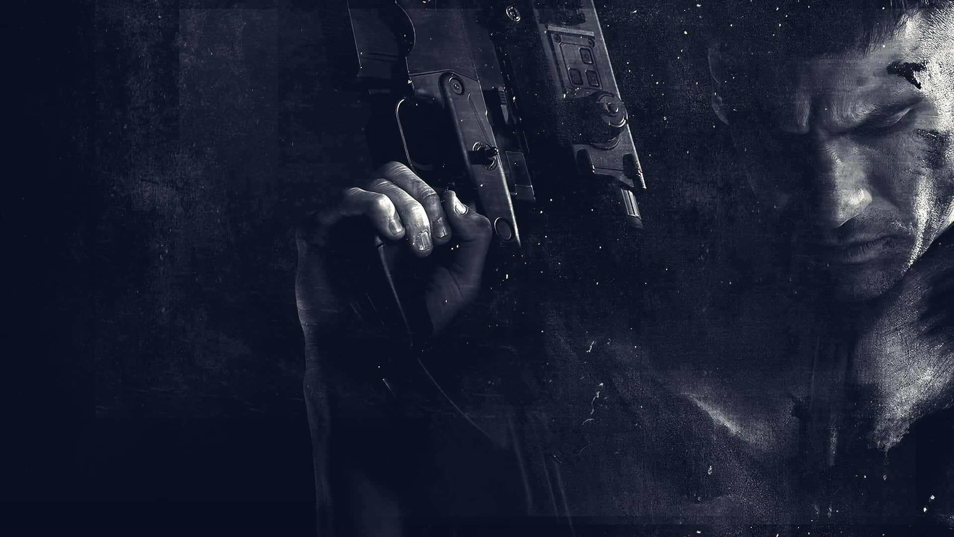"Bring justice to your desktop with the Punisher wallpaper" Wallpaper