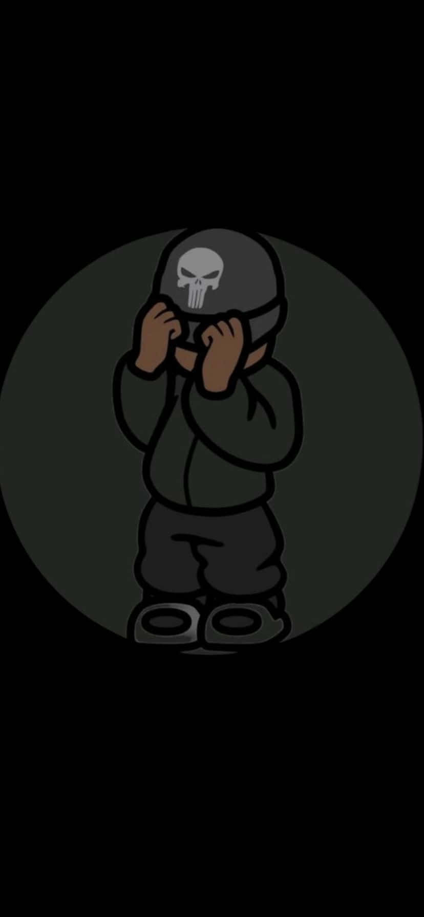 Punisher Logo Hoodie Character Profile Wallpaper