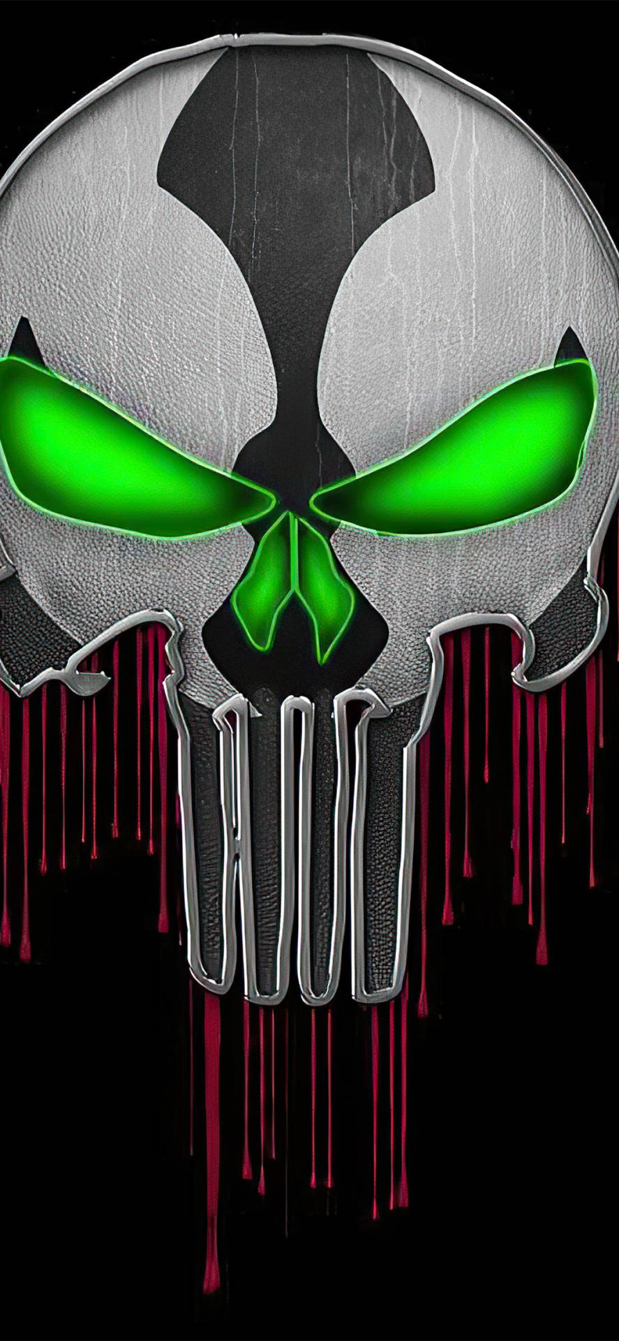 The iconic image of justice - The Punisher Skull Wallpaper