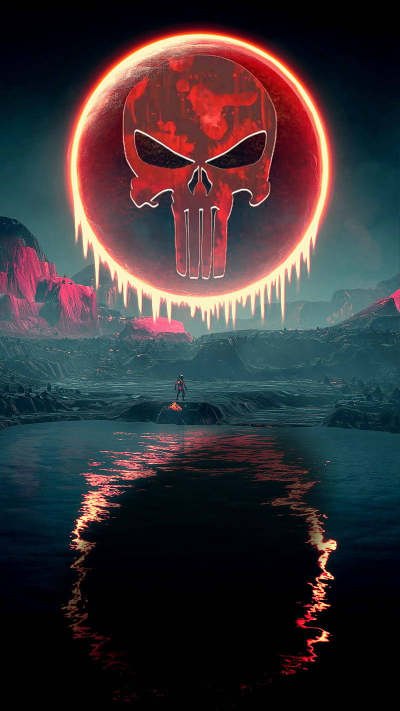 "The Punisher's Skull Symbol" Wallpaper