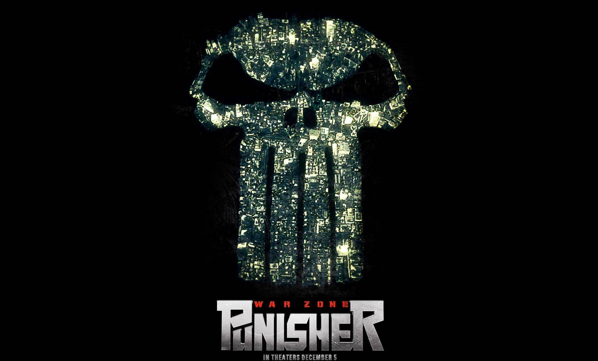 Det ikoniske Punisher-skull logo. Wallpaper