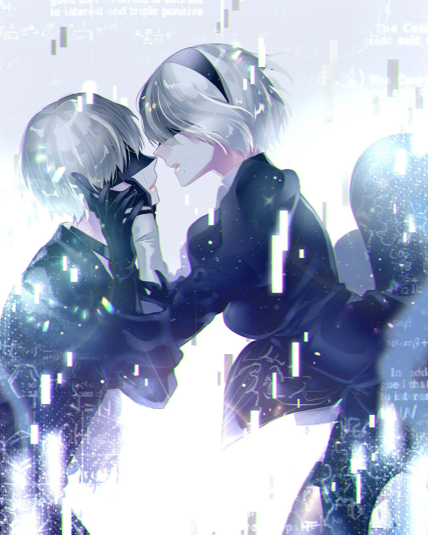 Punitive Love Of 2b And 9s Wallpaper