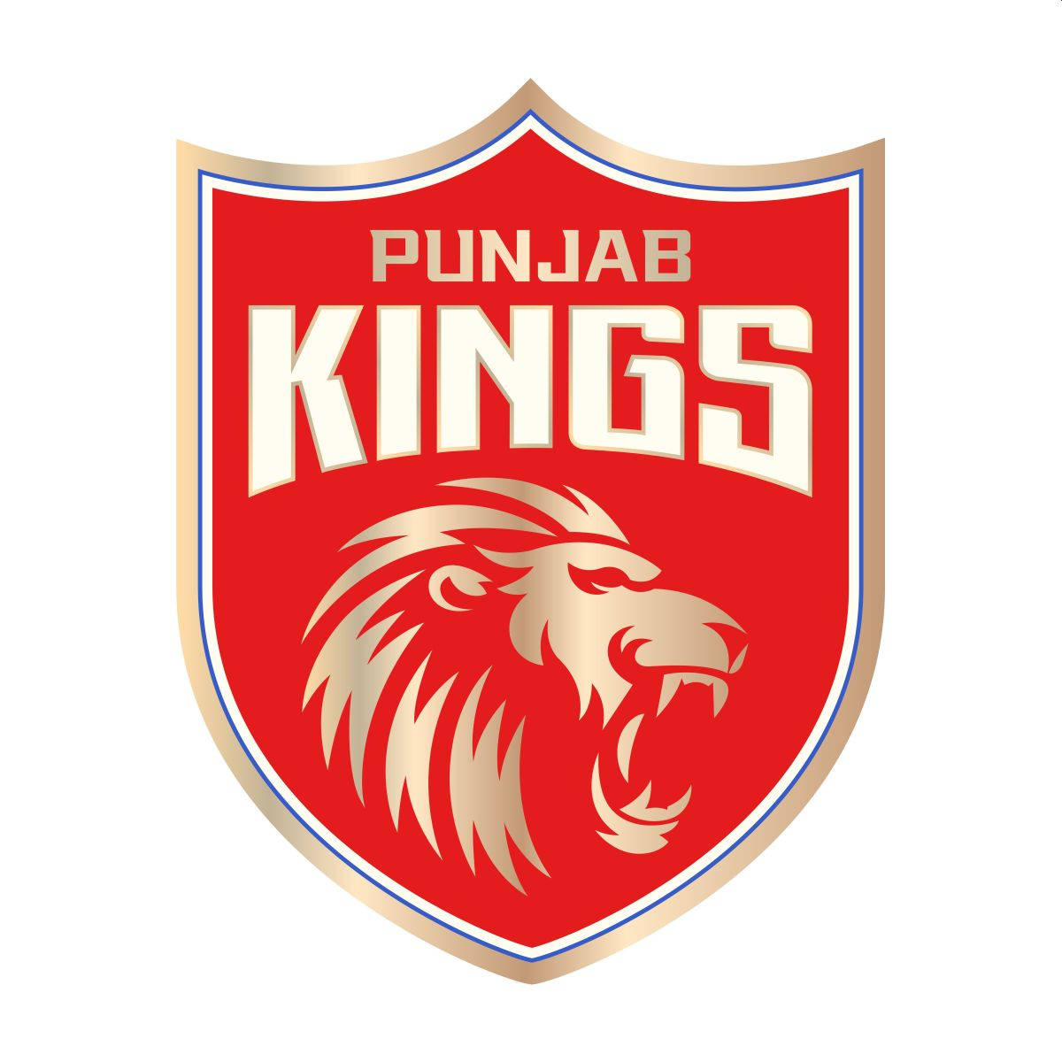 Punjab Kings Lion Red Logo Wallpaper