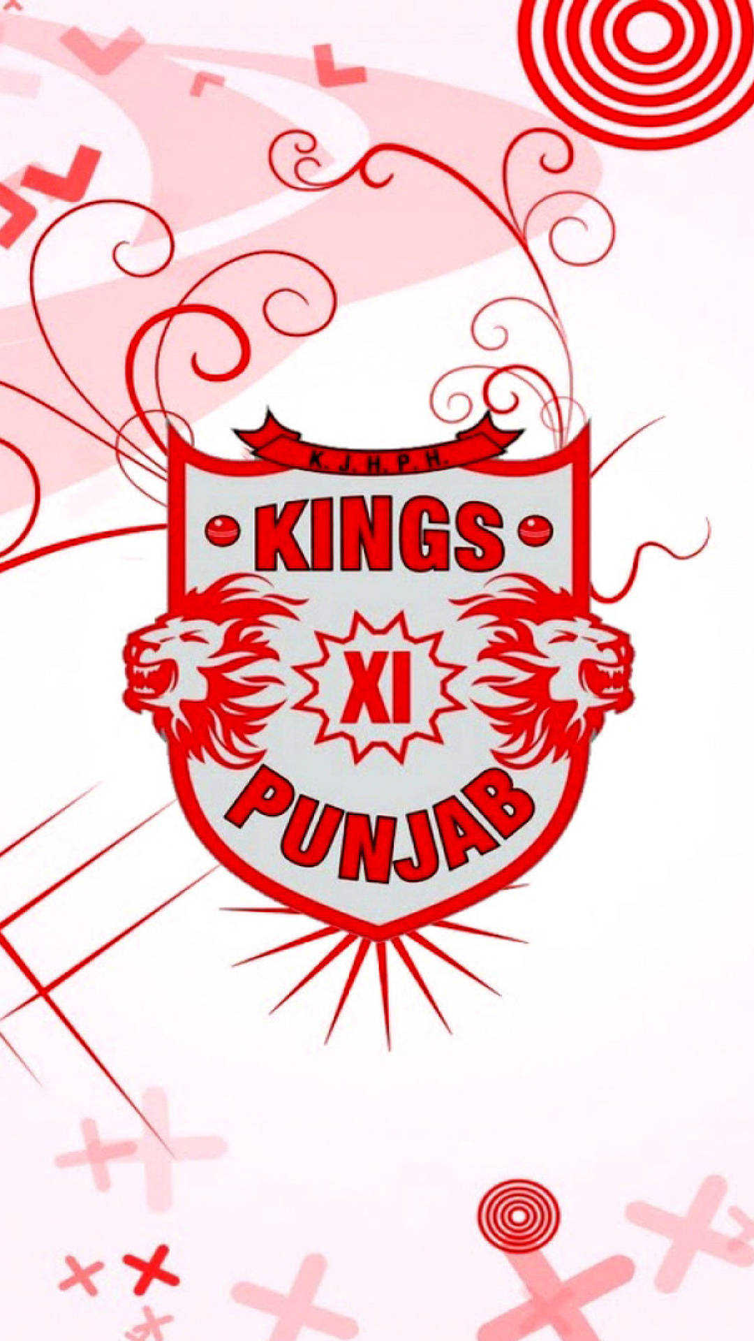 Punjab Kings Stylish Design Wallpaper