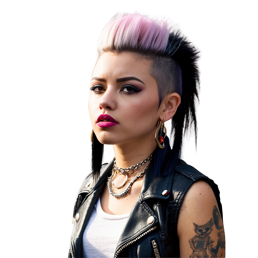 Download Punk Hairstyles Guide Png 66 | Wallpapers.com