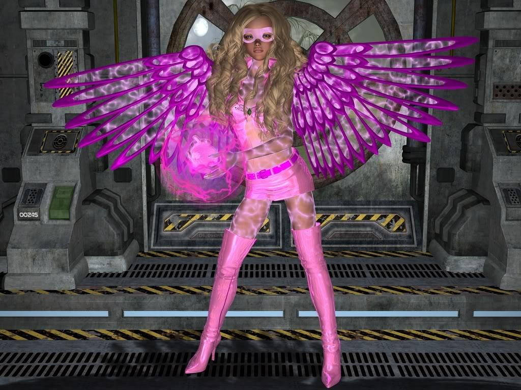 Punk Pink Fairy Wallpaper