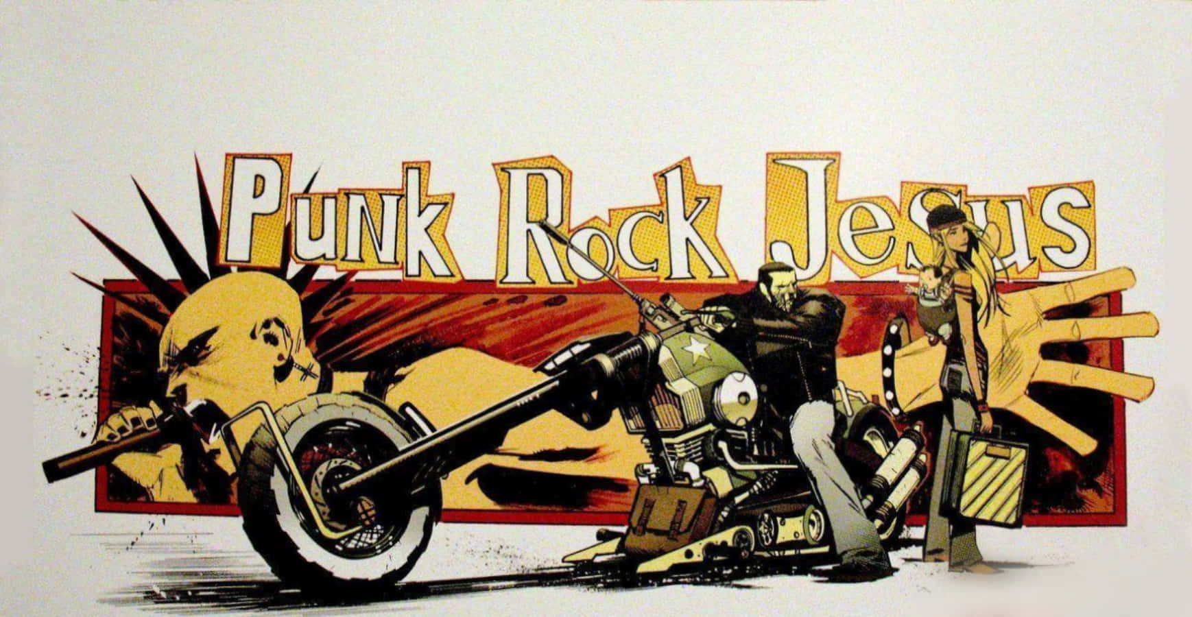 Punk Rock Jesús, Chris Farley, Grafiti. Fondo de pantalla