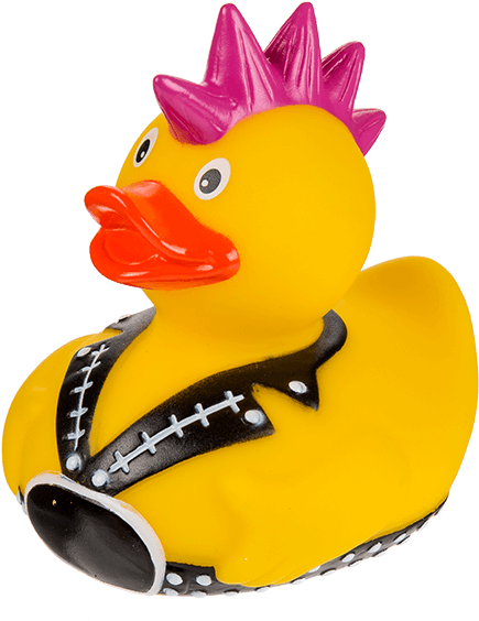 Download Punk Rock Rubber Duckie | Wallpapers.com