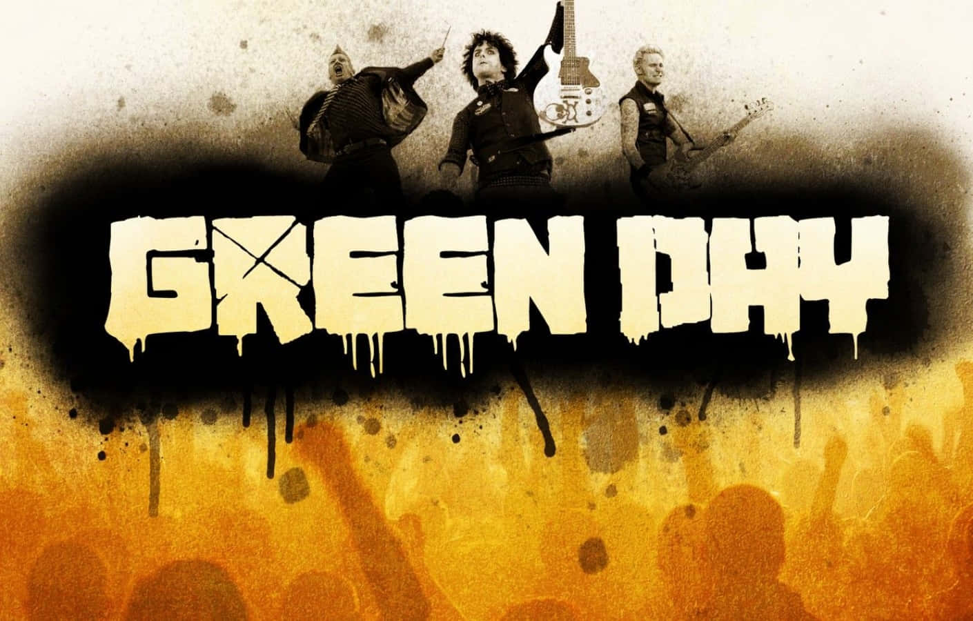 Bandade Punk Rock Green Day. Papel de Parede