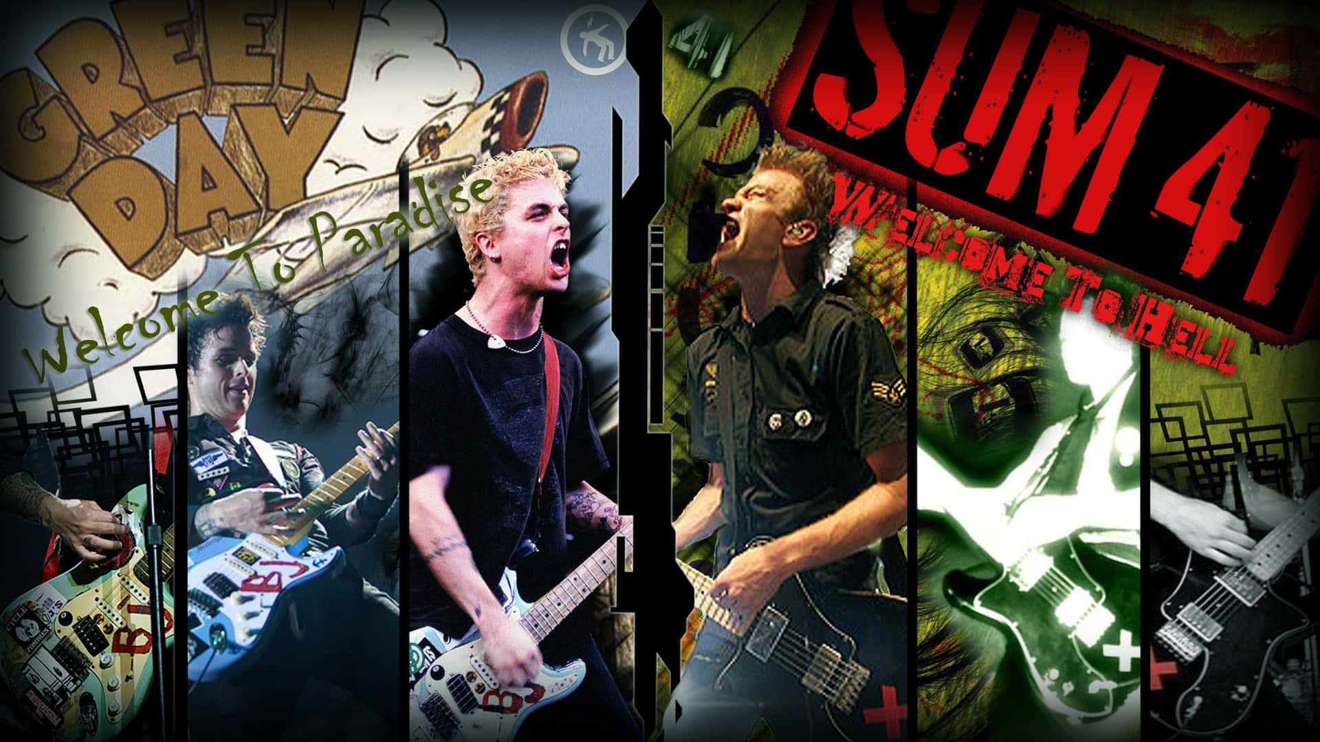 Fondode Pantalla De Green Day - Sum 41 Fondo de pantalla