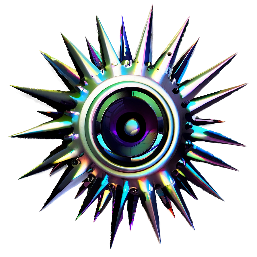 Punk Spikes Fashion Png 06122024 PNG