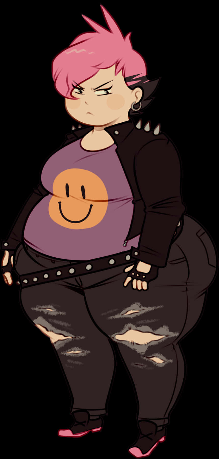 Download Punk Style_ Anime Character | Wallpapers.com