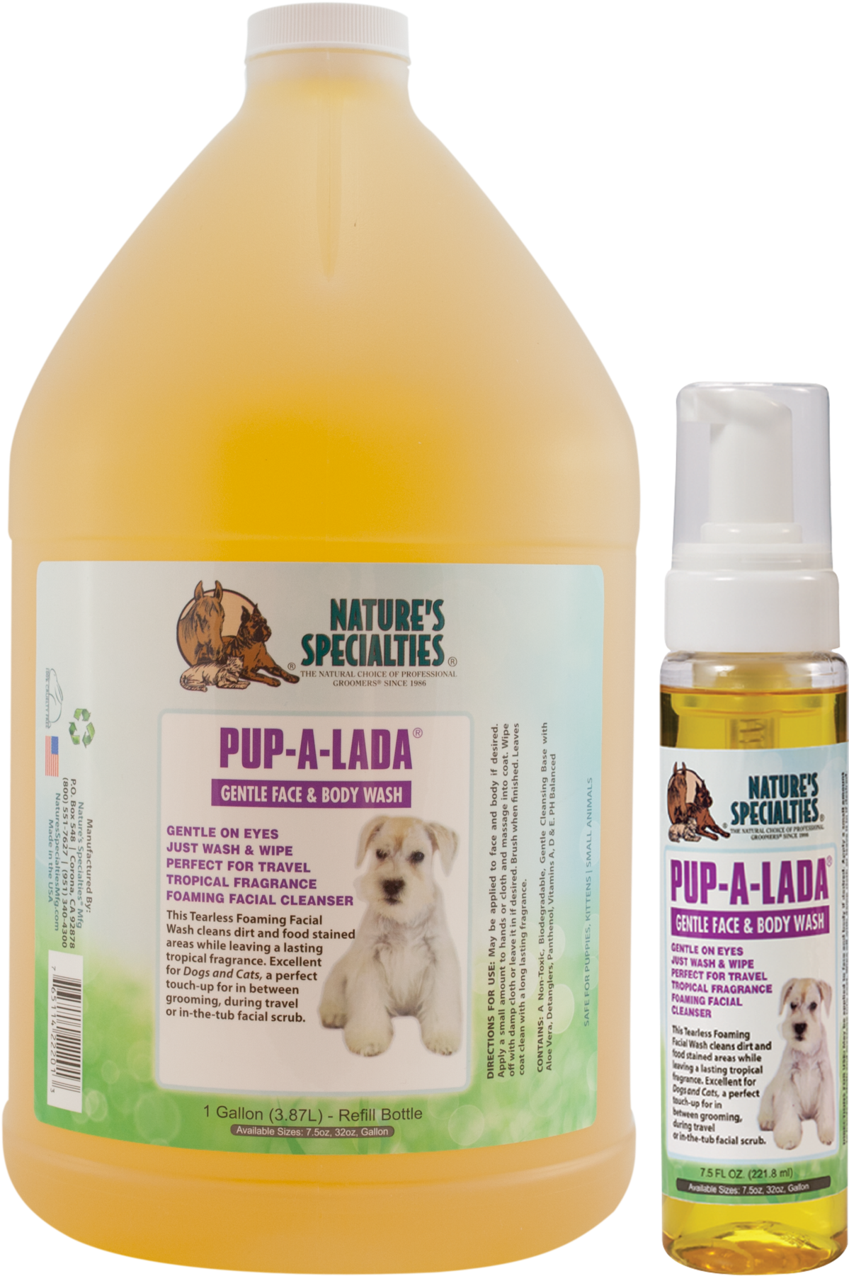 Pup A Lada Dog Wash Products PNG