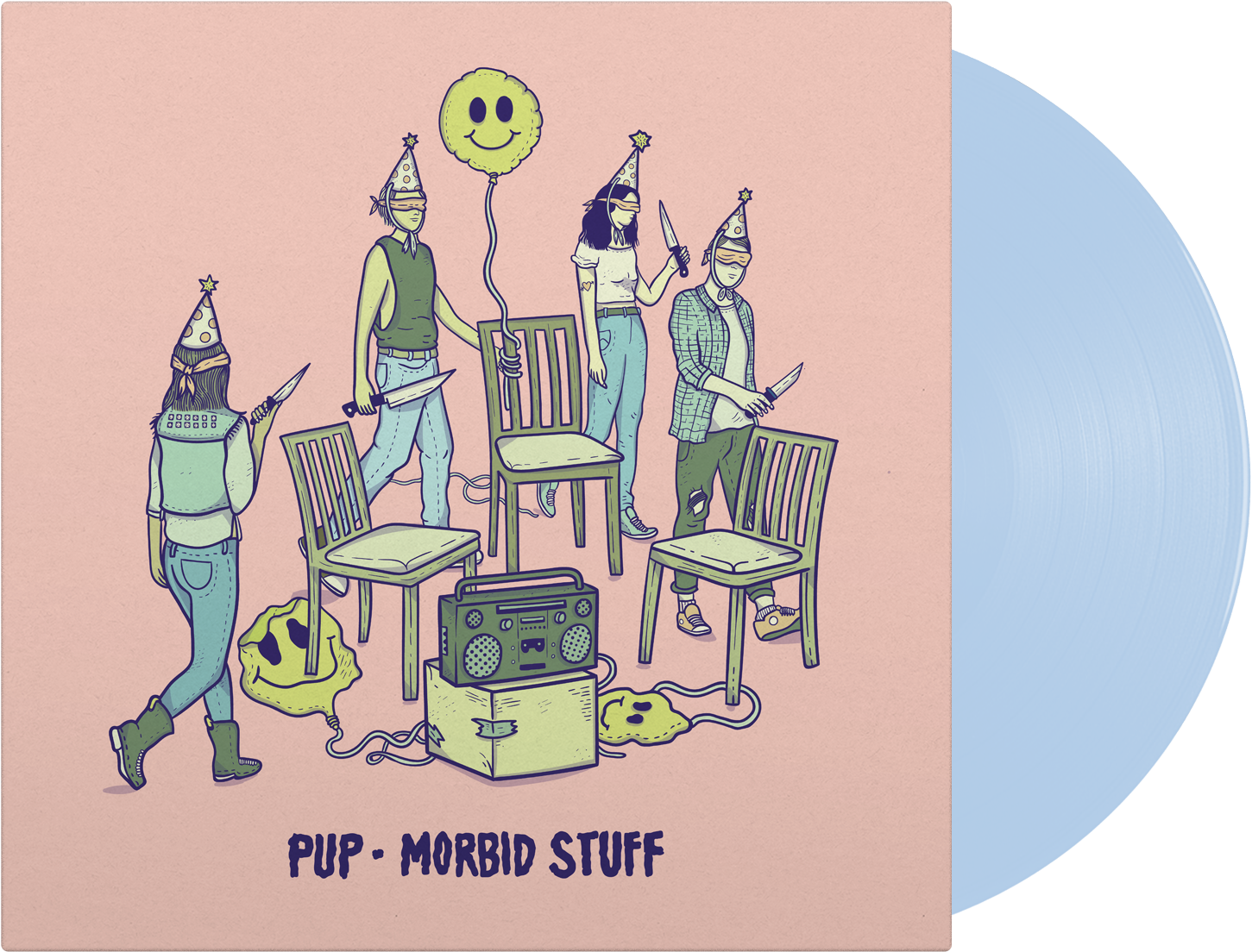 Download Pup Morbid Stuff Album Art | Wallpapers.com