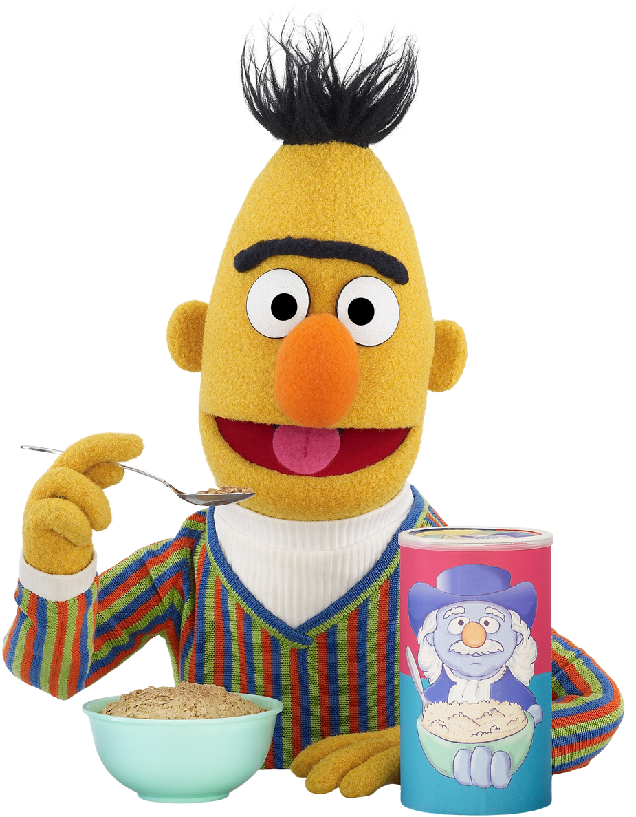 Puppet Eating Oatmeal PNG