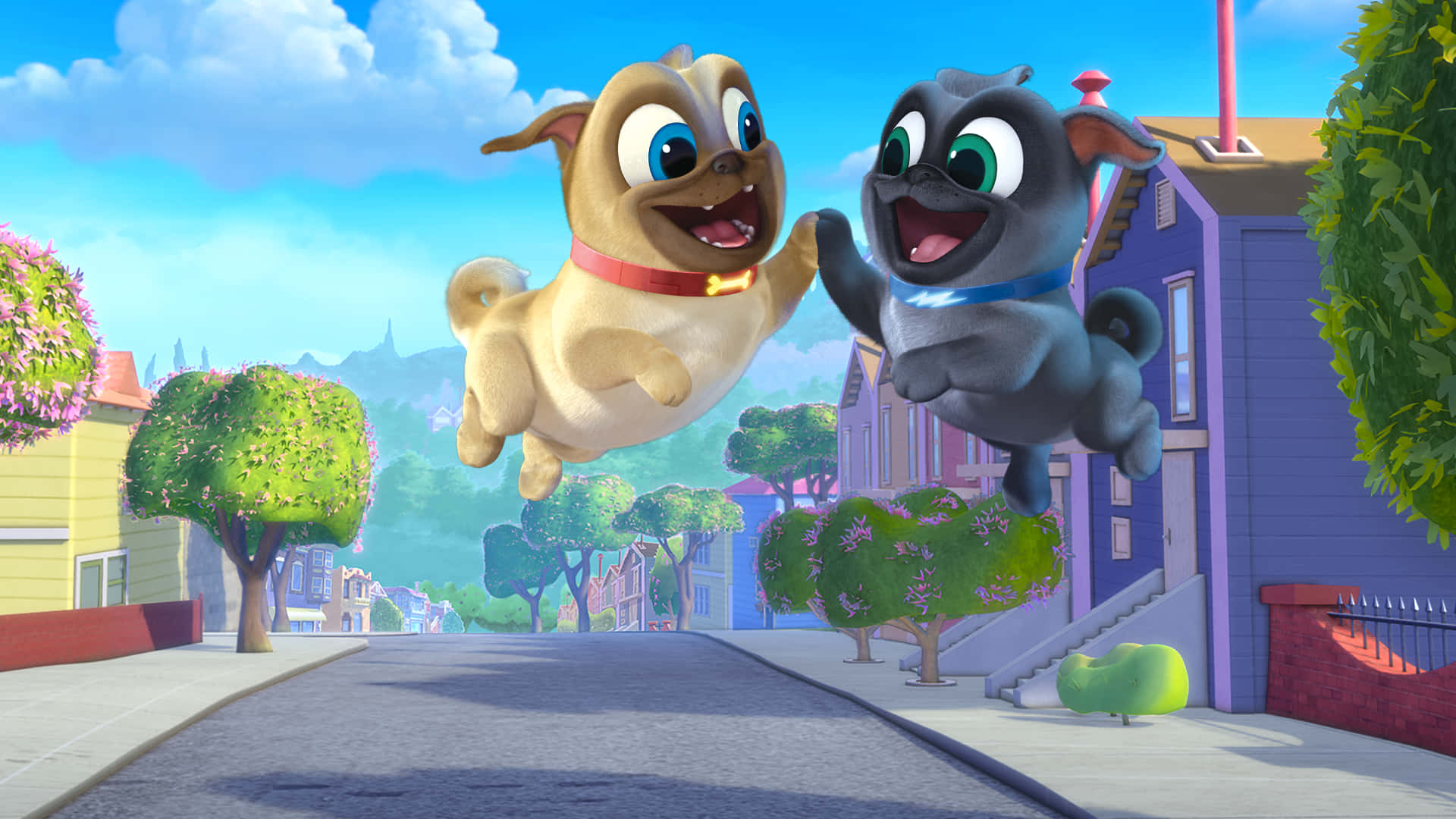 "be Playful And Join The Puppy Dog Pals!" Wallpaper