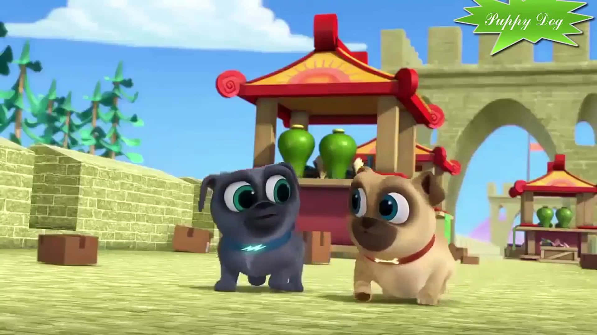 Join Puppy Dog Pals Bingo And Rolly On Their Fun, Exciting Adventures! Wallpaper