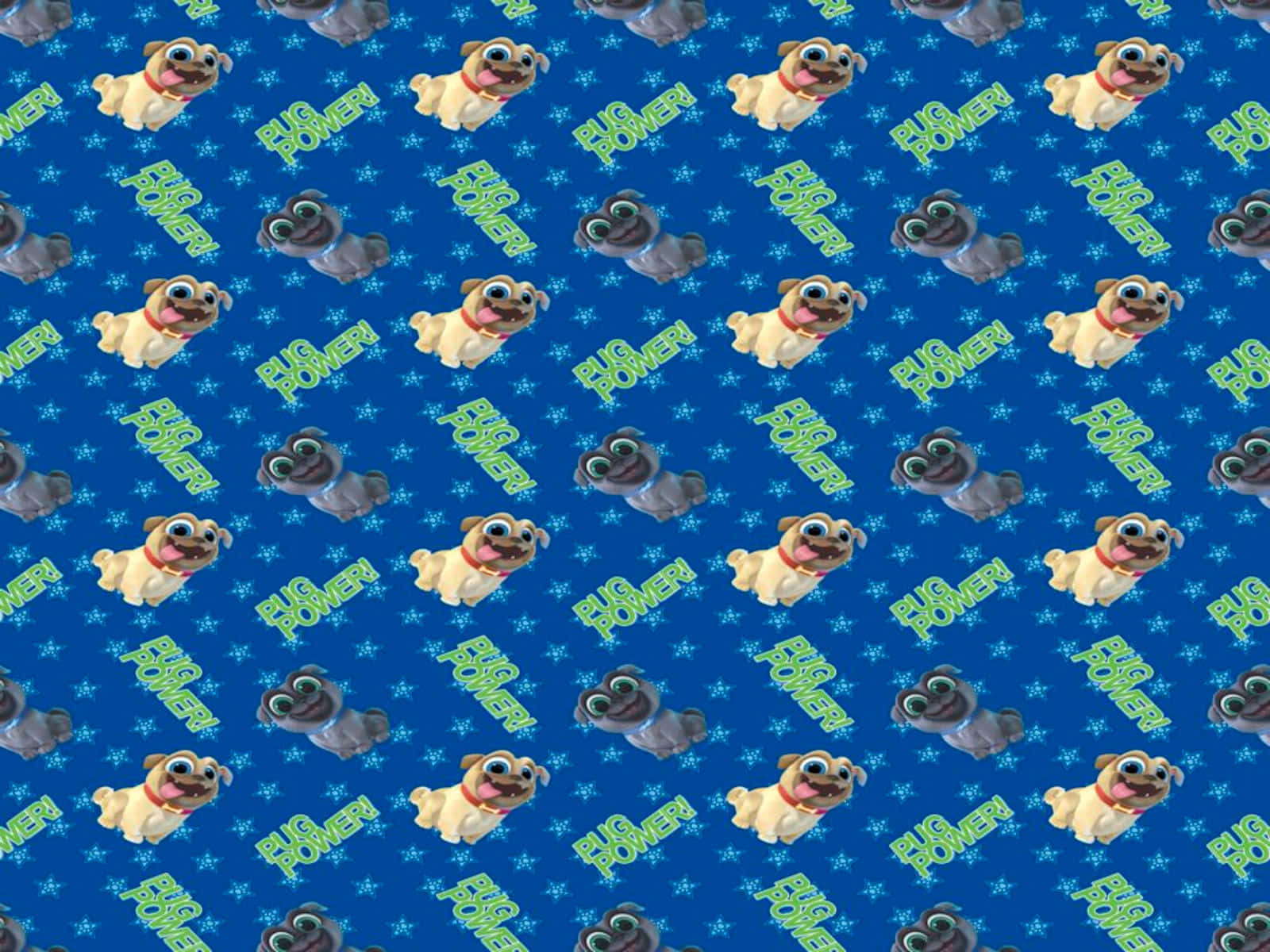 Puppy Dog Pals Patterned Wallpaper