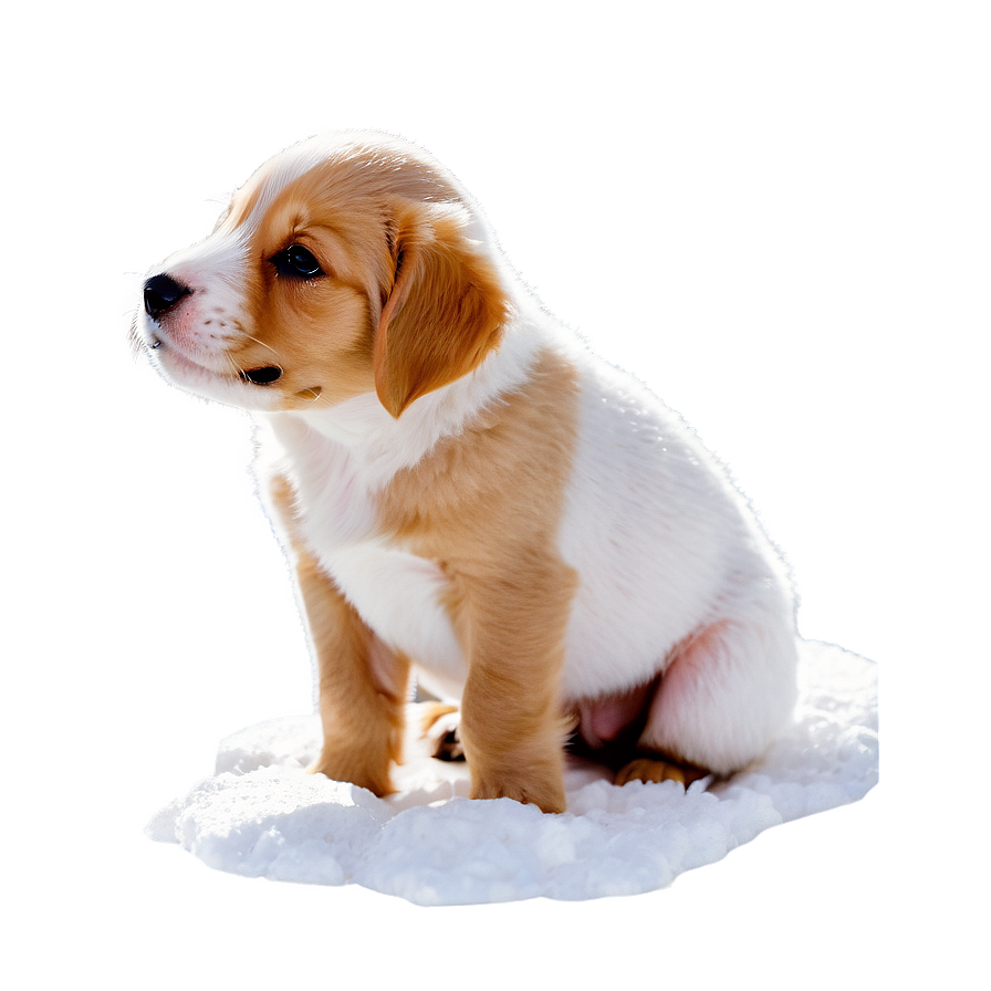 Puppy In Snow Png Amb33 PNG