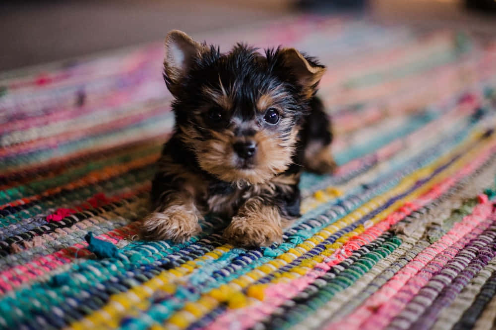 Puppy On Rug Picture