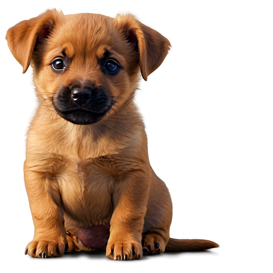 Puppy With Bow Png 05062024 PNG
