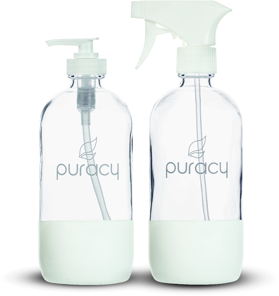 Puracy Plastic Bottles Dispenser Spray PNG