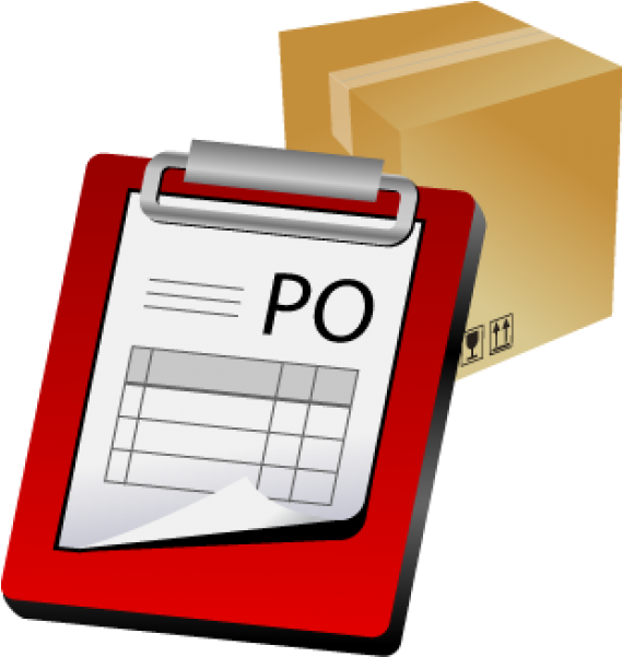 Purchase Order Clipboardand Box PNG