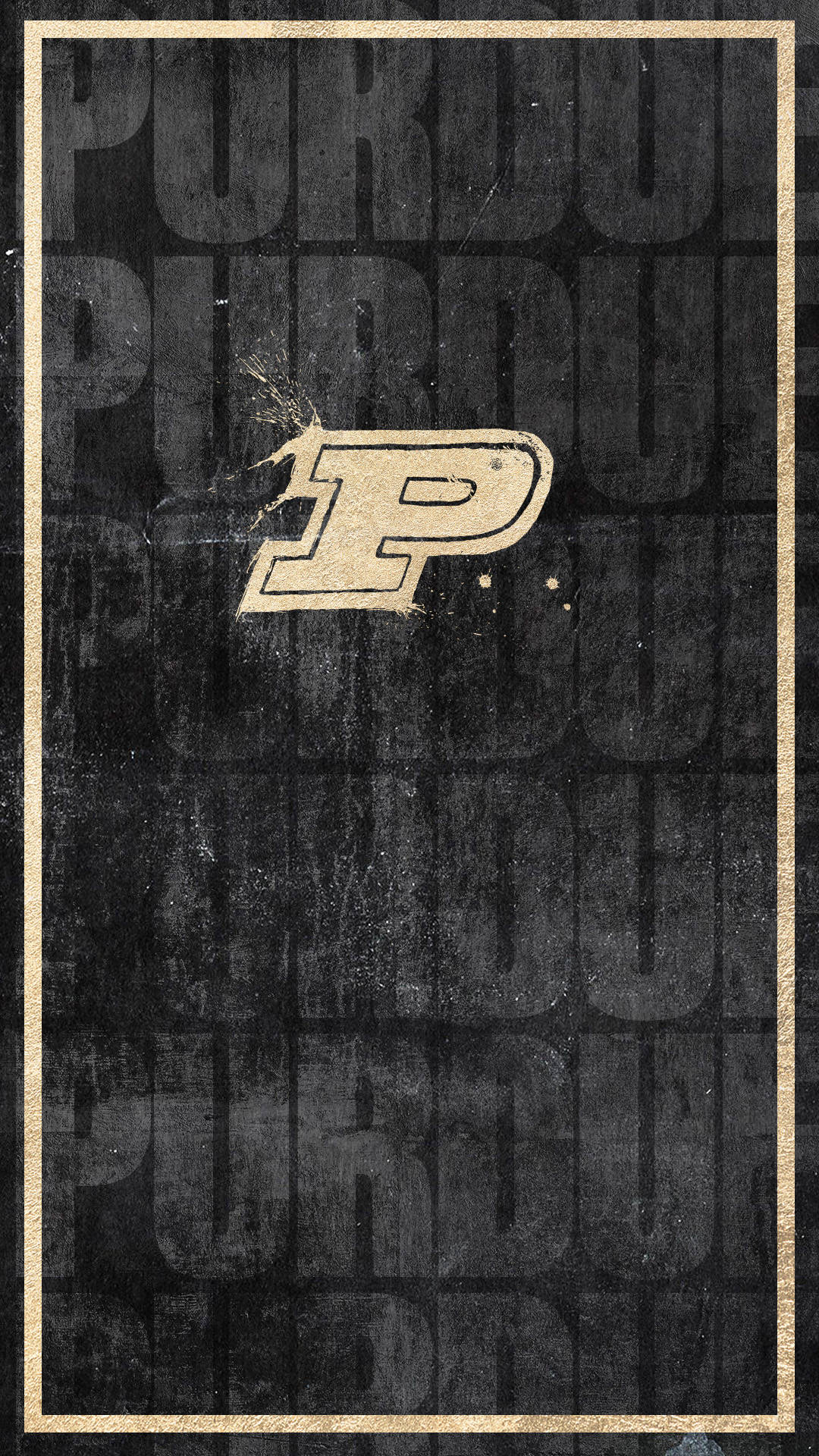 Purdue University In Dark Graphic Word Background Wallpaper