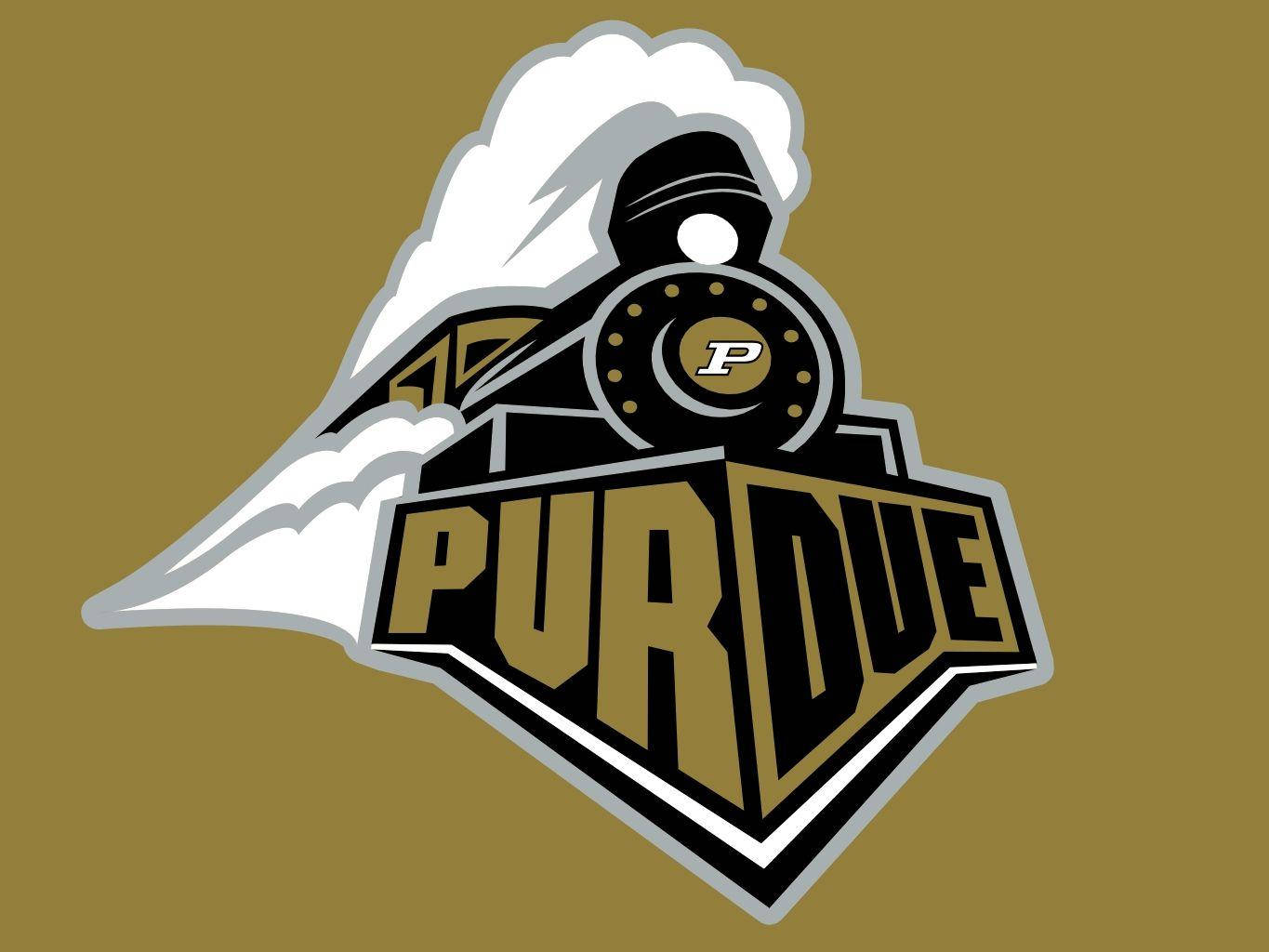 Purdue University Mascot In Dirty Brown Background