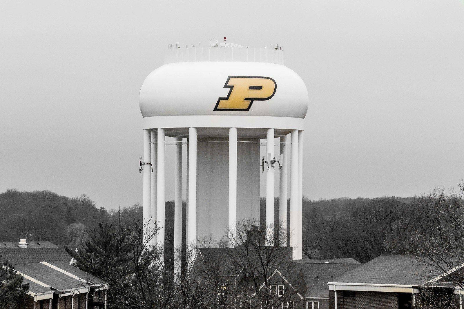 Purdue University Water Tower Wallpaper