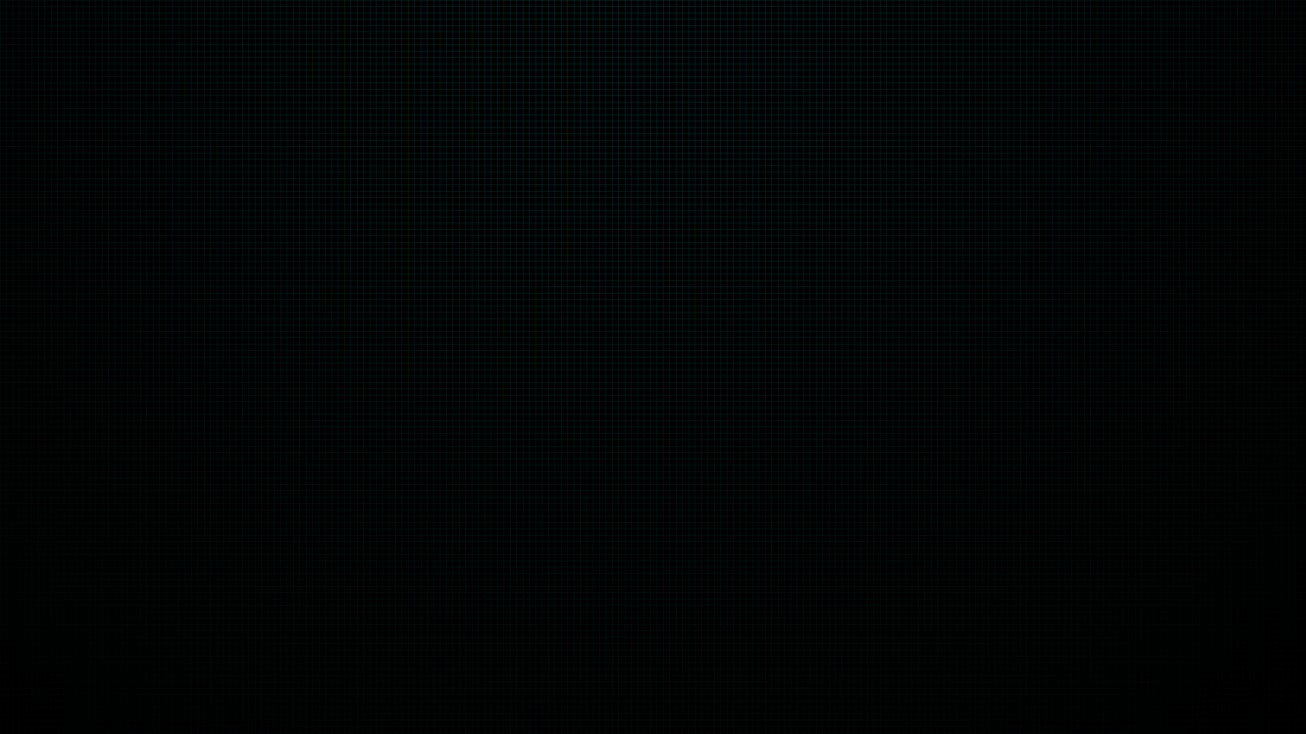 Rich and vibrant pure black background — A dark background with a subtle grid pattern barely visible in the shadows.
