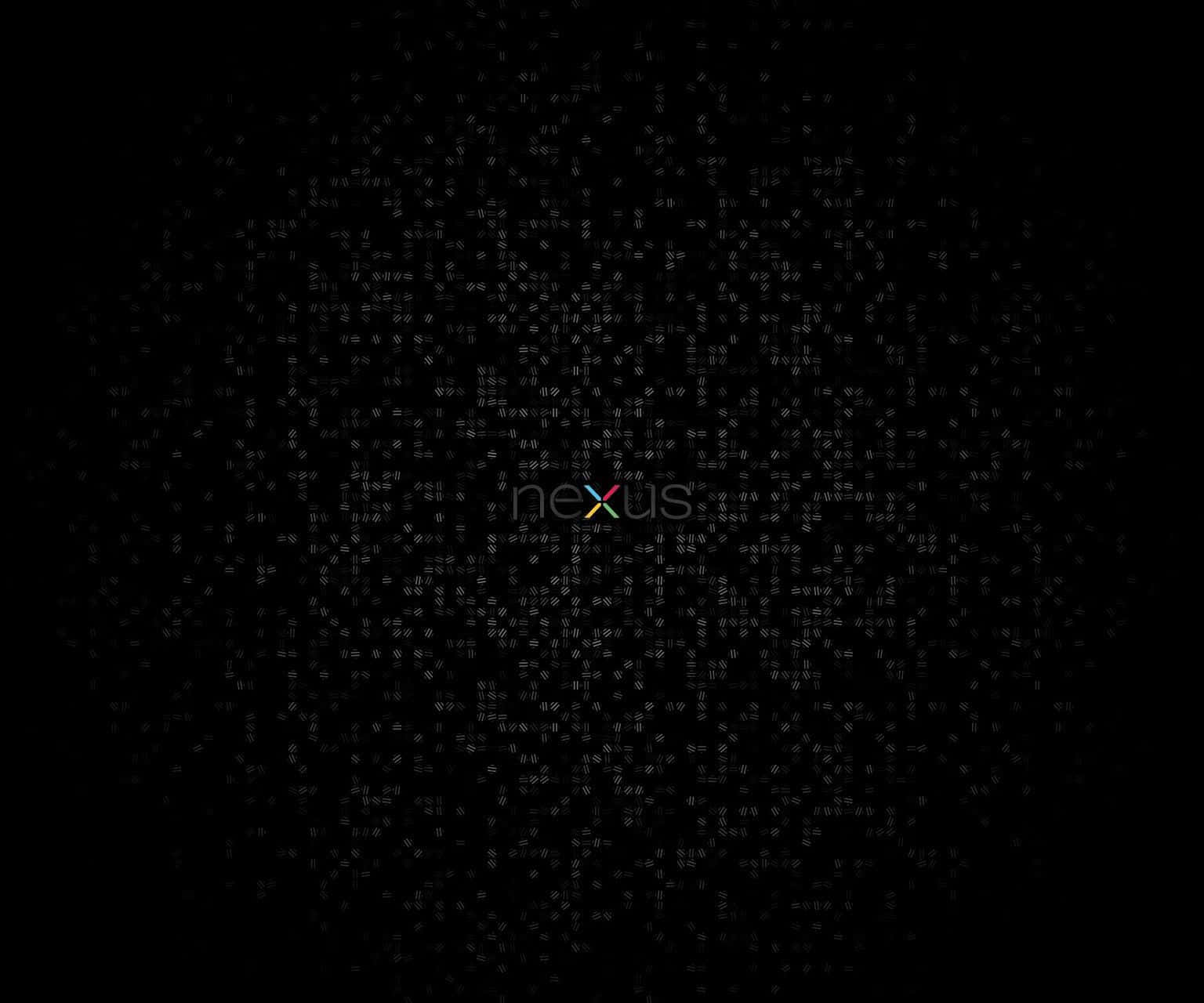 Unfondo Negro Con Una Imagen Pixelada De Un Cuadrado Fondo de pantalla