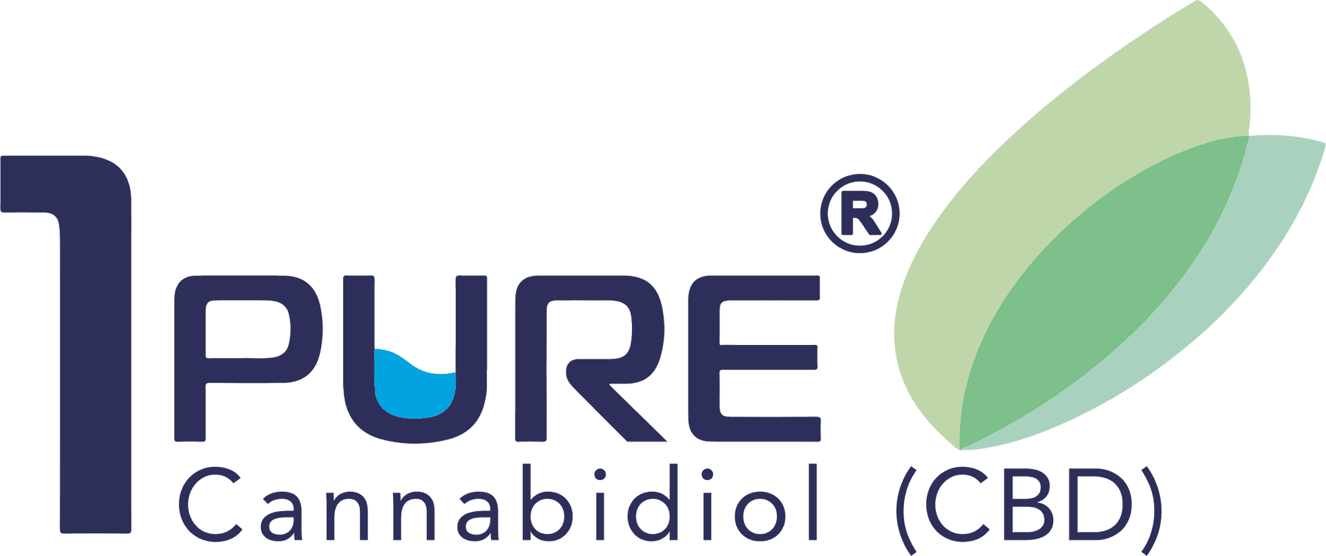 Pure C B D Logo Design PNG