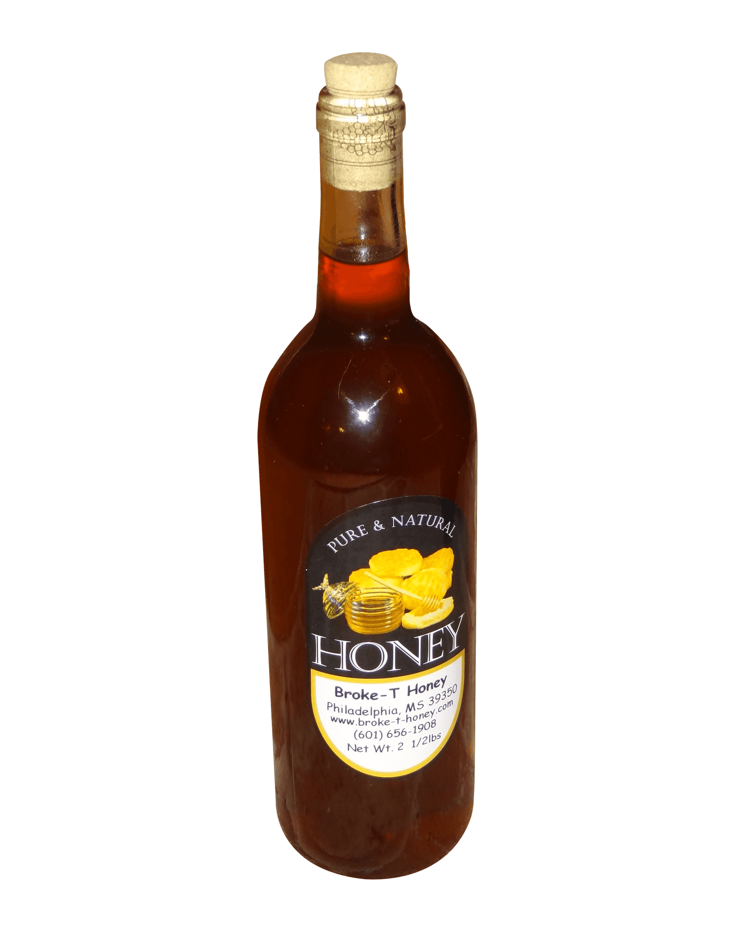 Pure Natural Honey Bottle PNG