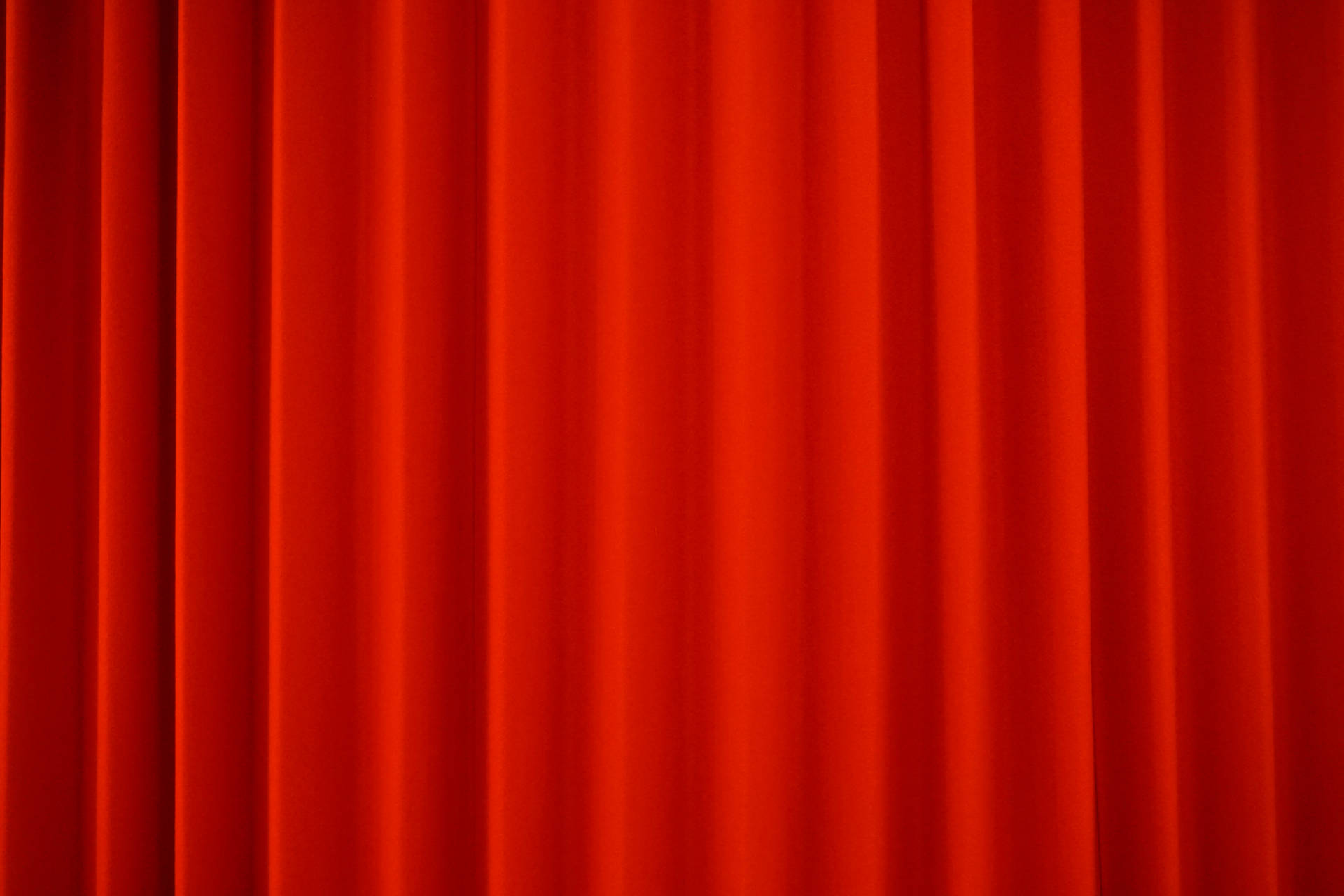 Pure Red Curtains Wallpaper