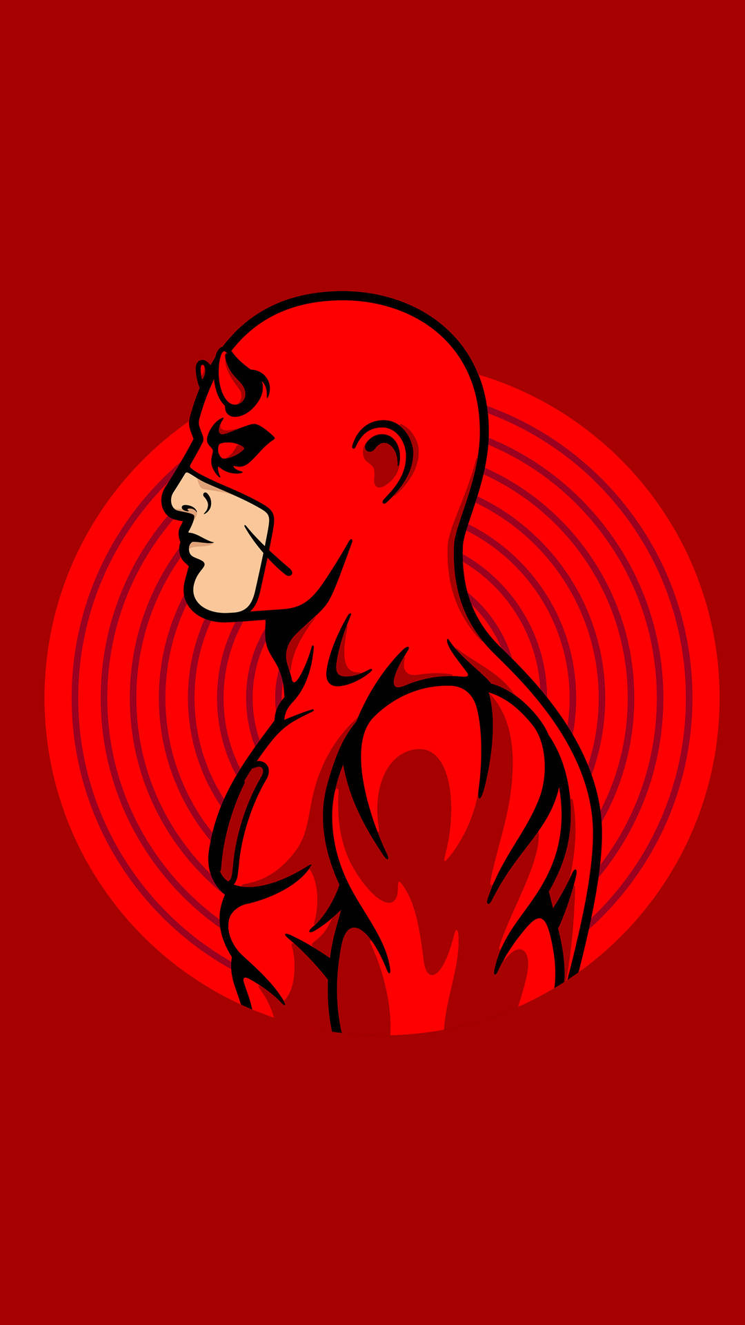 Pure Red Daredevil Background