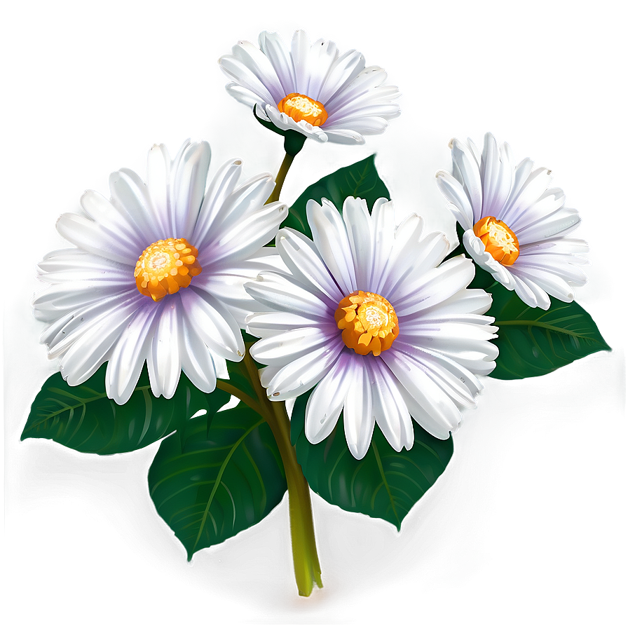 Pure White Flowers Cluster Png 05242024 PNG