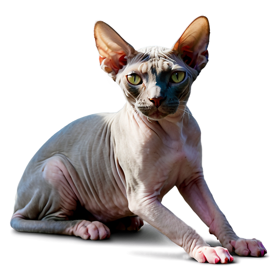 Purebred Sphynx Cat Png 06252024 PNG