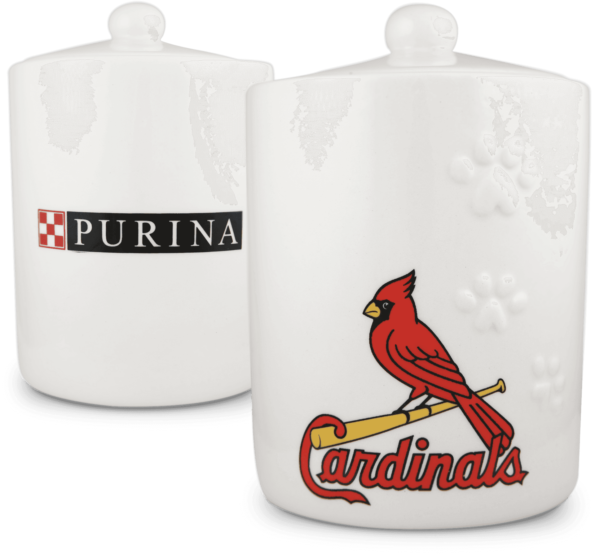 Purina Cardinals Pet Food Storage Containers PNG